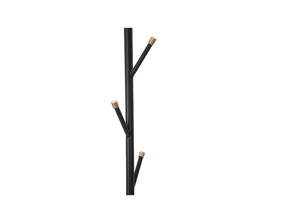 Appendiabiti con portaombrelli in metallo nero Ø cm 26x176