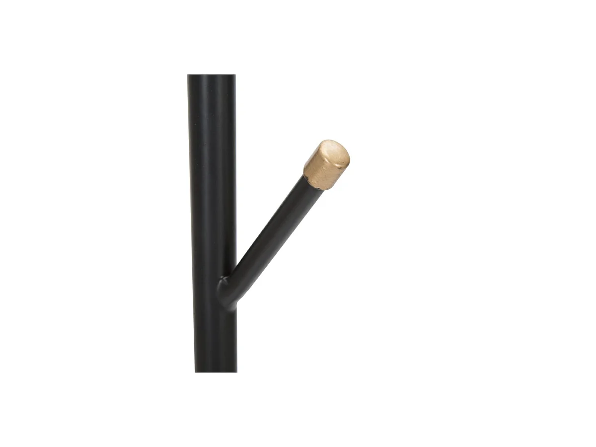 Appendiabiti con portaombrelli in metallo nero Ø cm 26x176