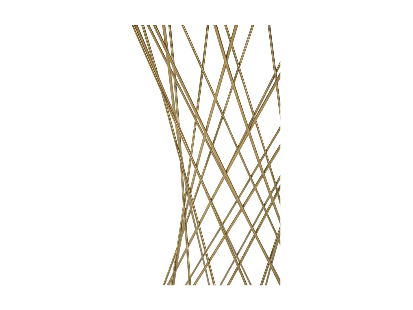 Tavolo rotondo in metallo dorato con piano specchio Ø cm 40x80