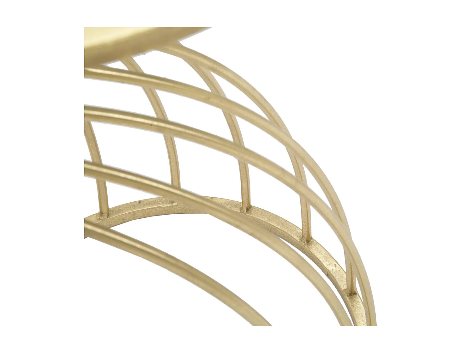 Table d'Appoint Design "Flush" 60cm Noir & Or