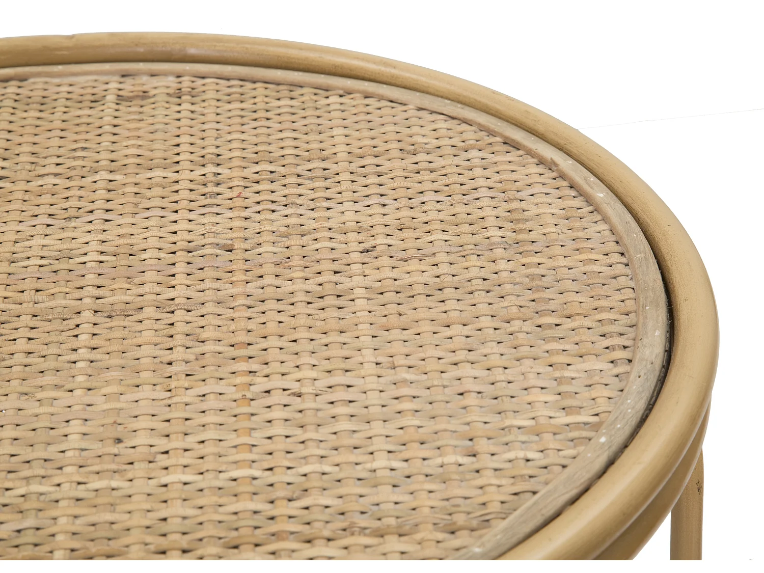 Table d'Appoint Design en Rotin "Samui" 55cm Naturel