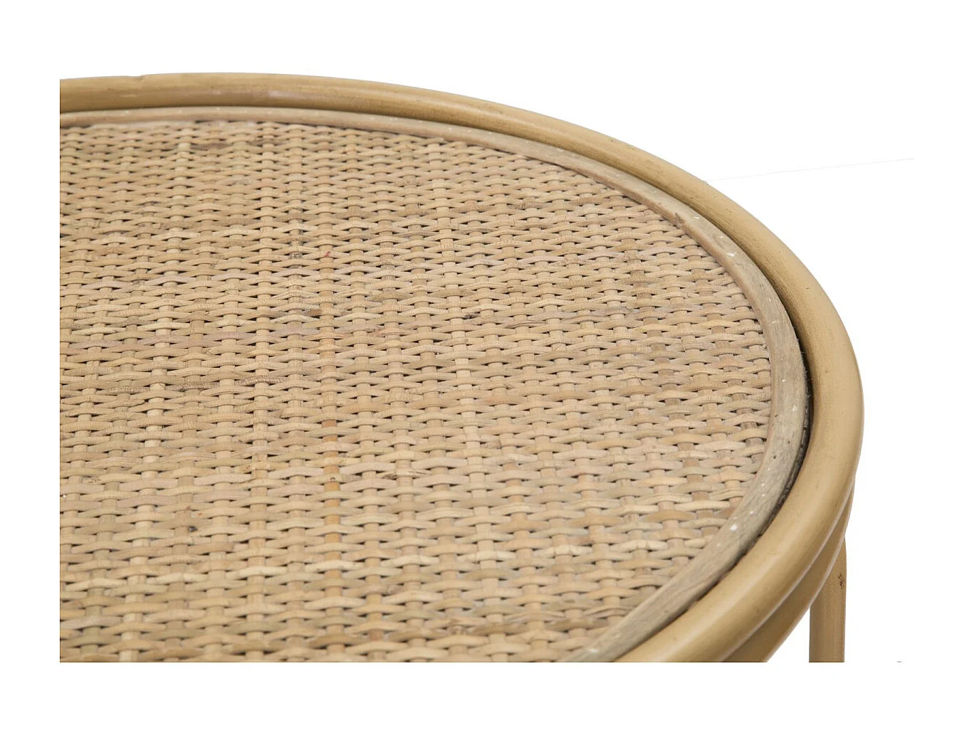 Table d'Appoint Design en Rotin "Samui" 55cm Naturel