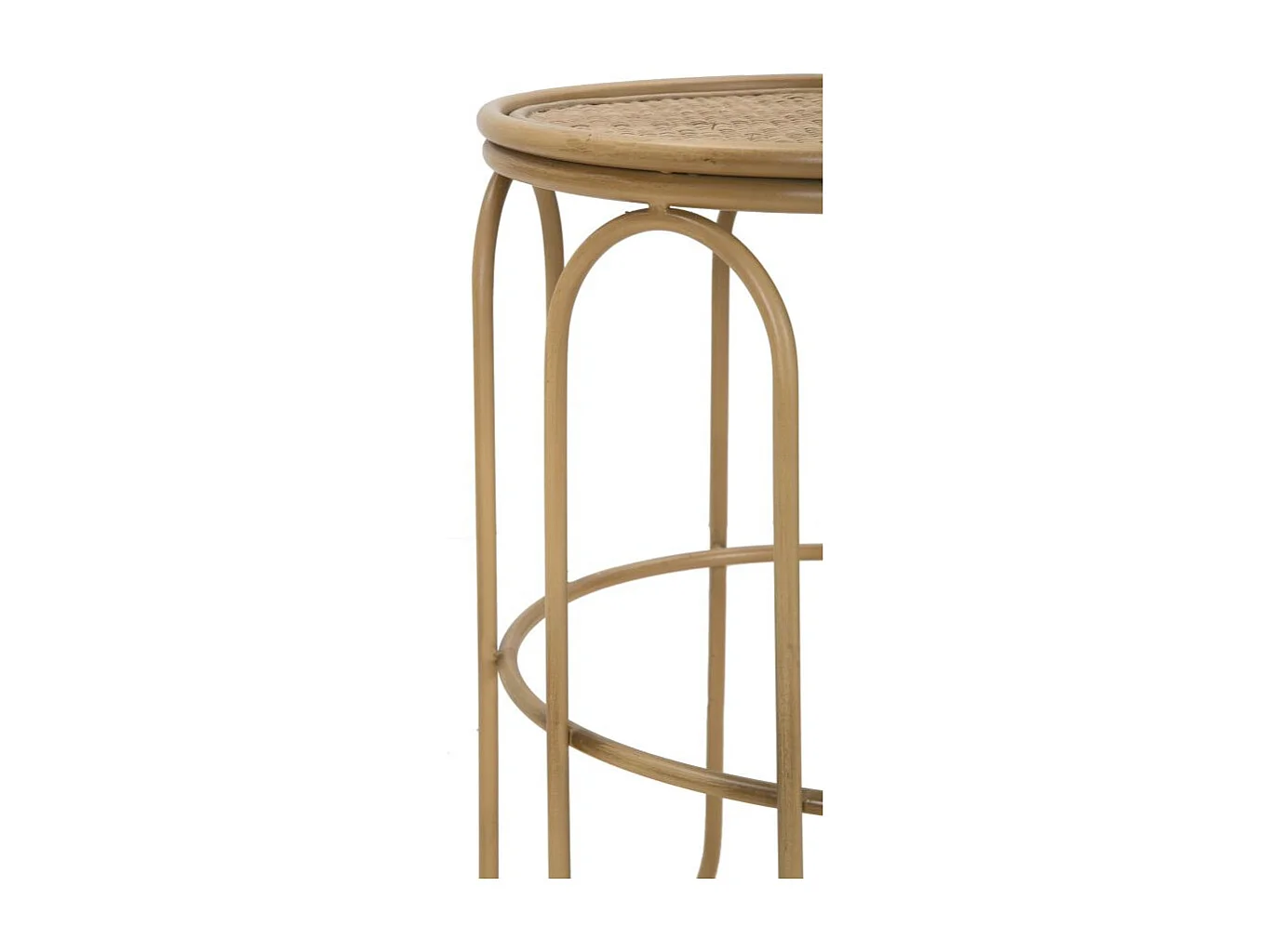 Table d'Appoint Design en Rotin "Samui" 55cm Naturel