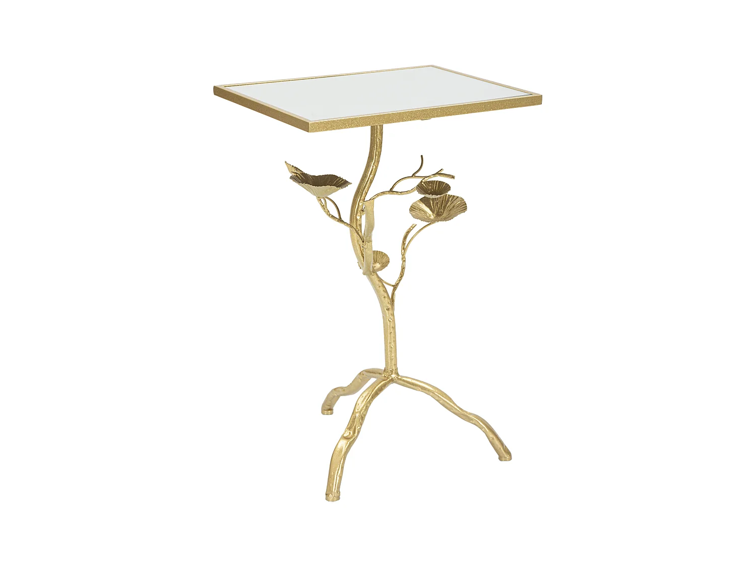 Table d'Appoint Design "Tisty" 60cm Or