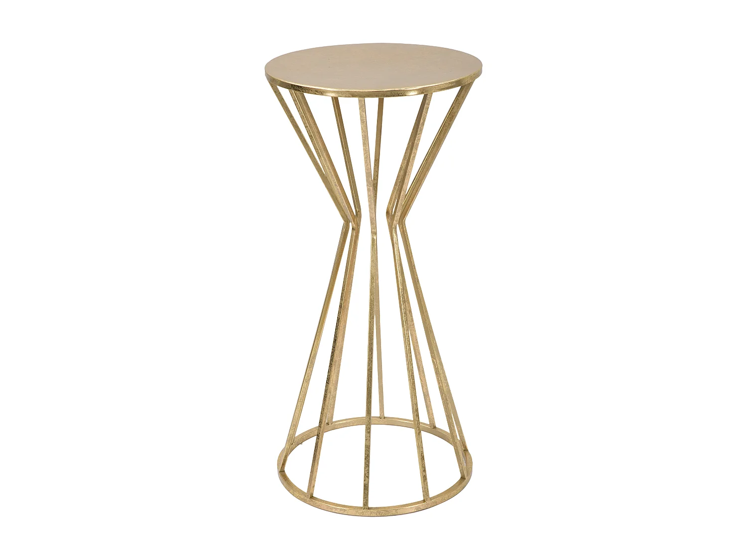 Table d'Appoint Design "Vienna" 80cm Or