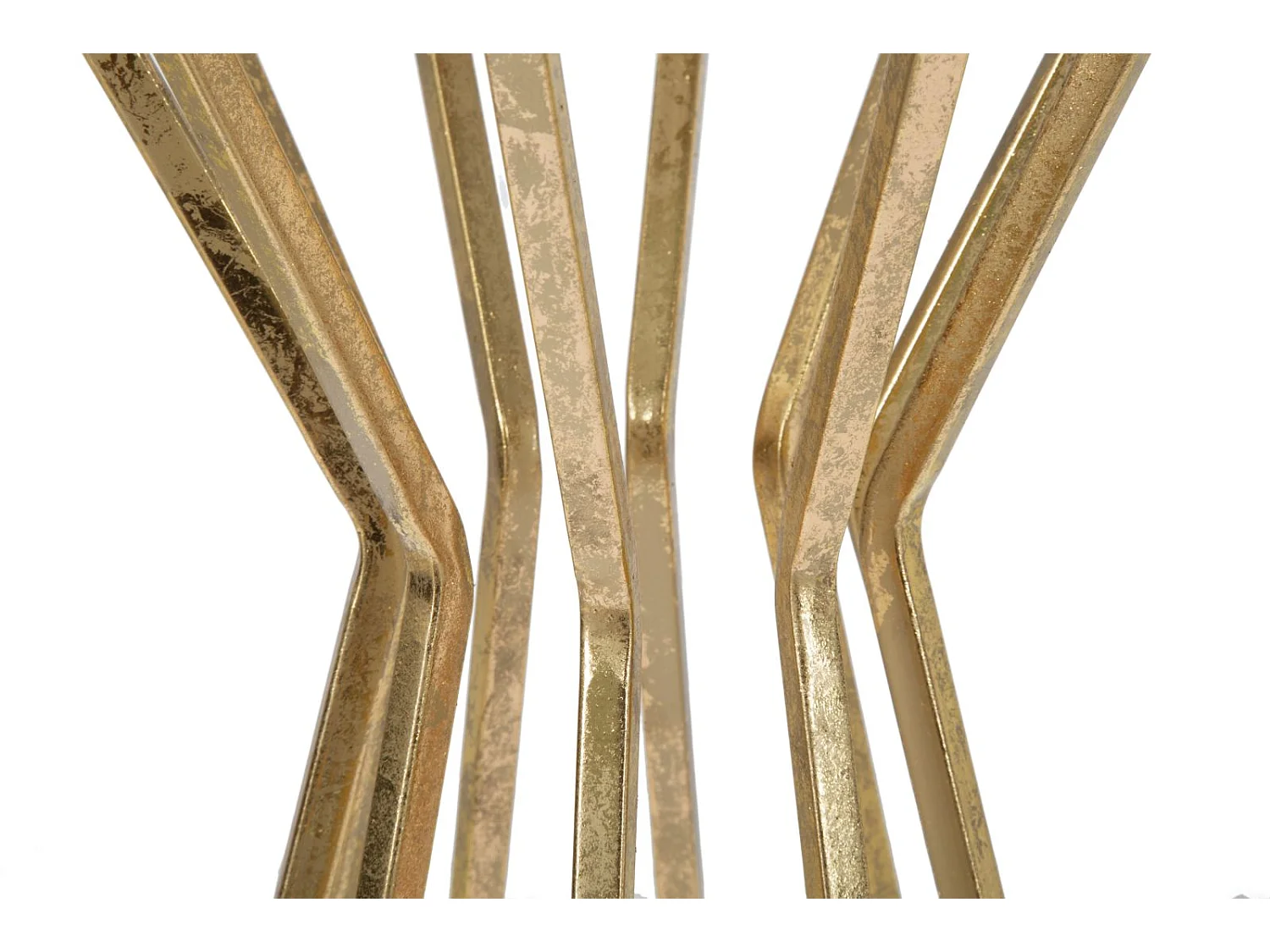 Table d'Appoint Design "Vienna" 80cm Or