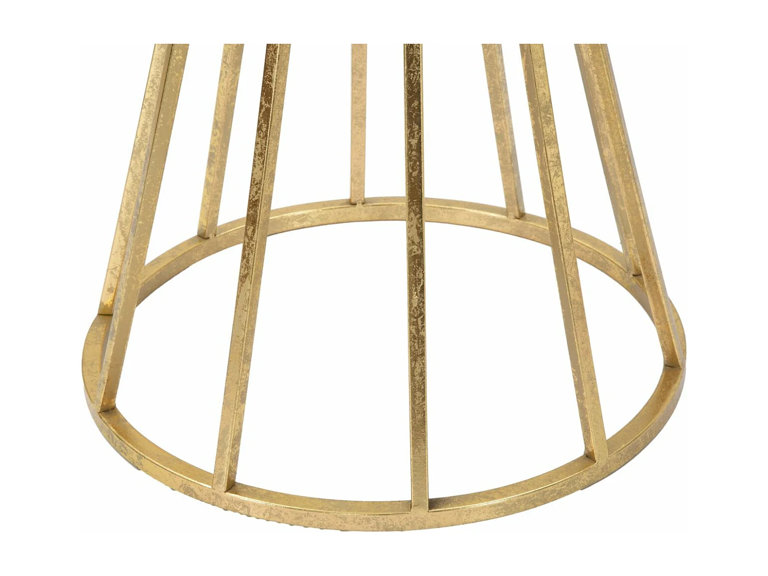 Table d'Appoint Design "Vienna" 80cm Or