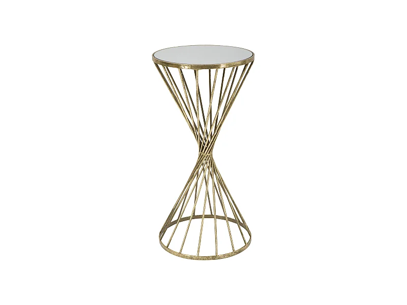 Table d'Appoint Design "Hypnose" 70cm Or