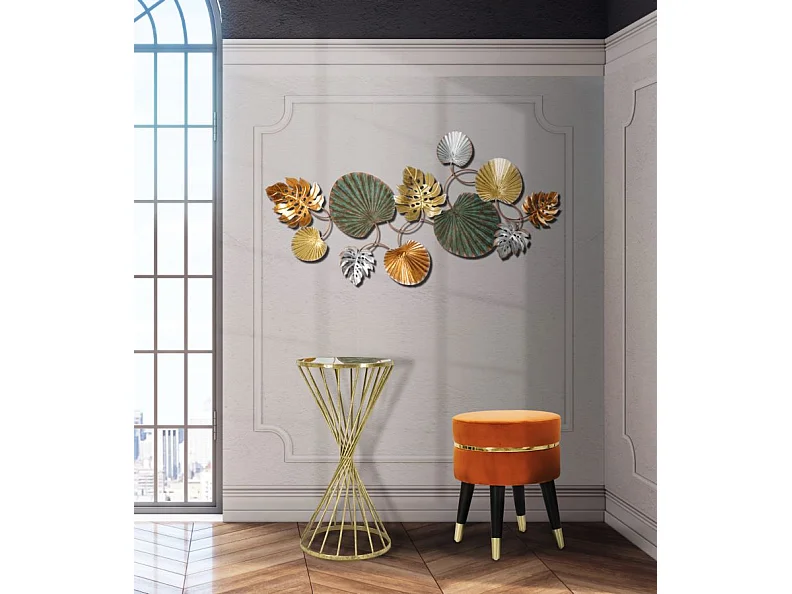 Table d'Appoint Design "Hypnose" 70cm Or