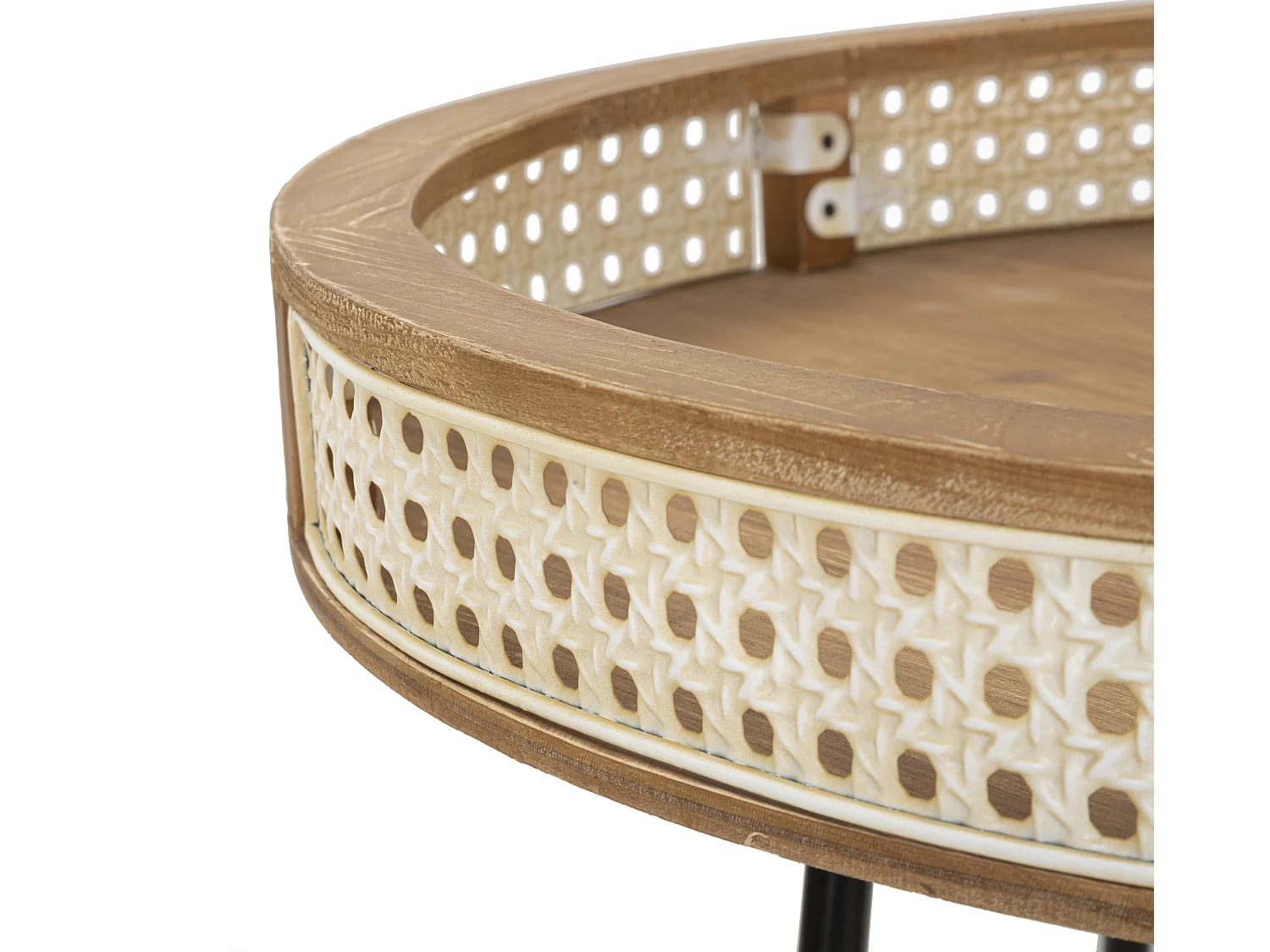 Table Basse Design "Fuji" 60cm Naturel