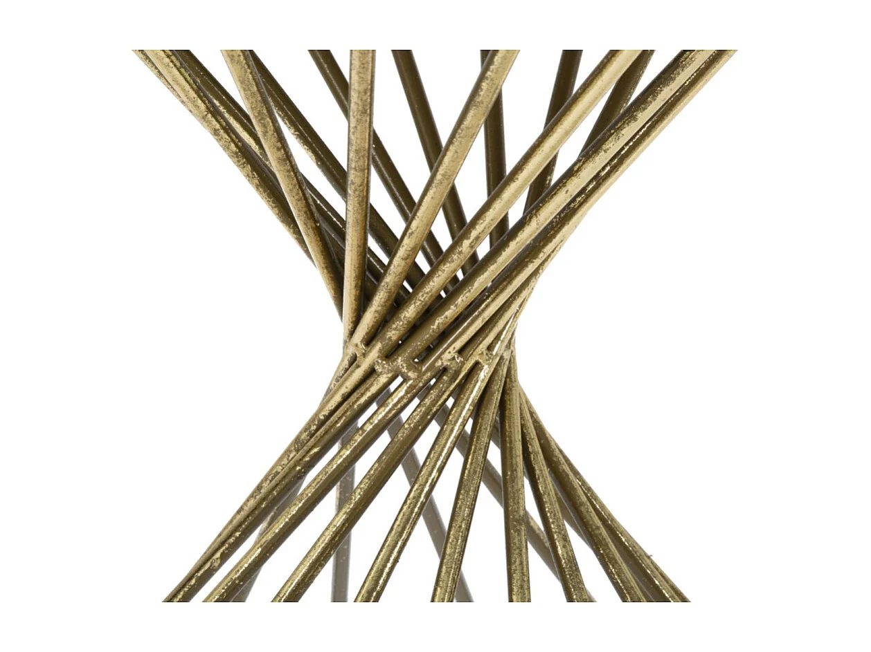 Table d'Appoint Design "Hypnose" 50cm Or