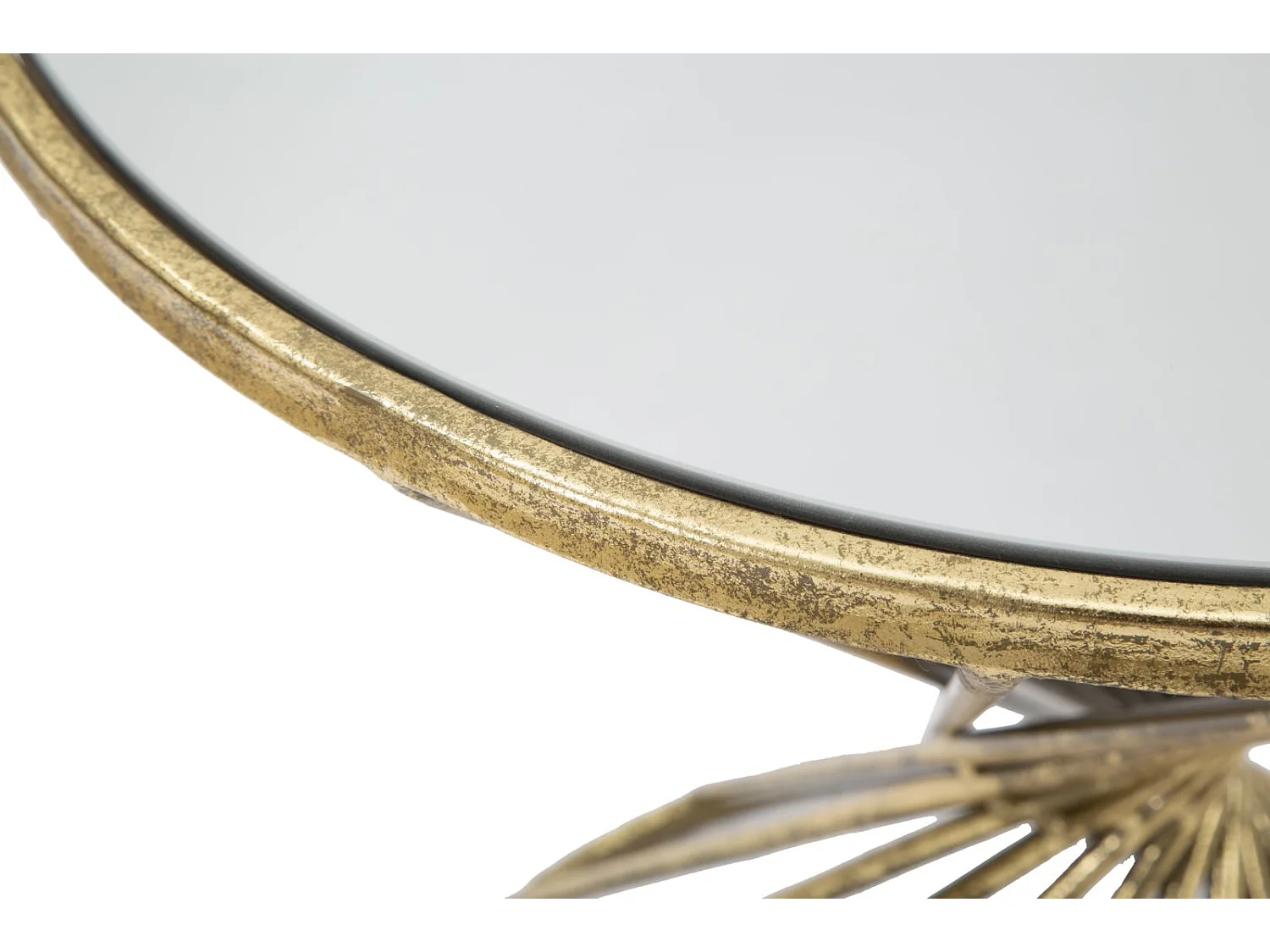 Table d'Appoint Design "Hypnose" 50cm Or