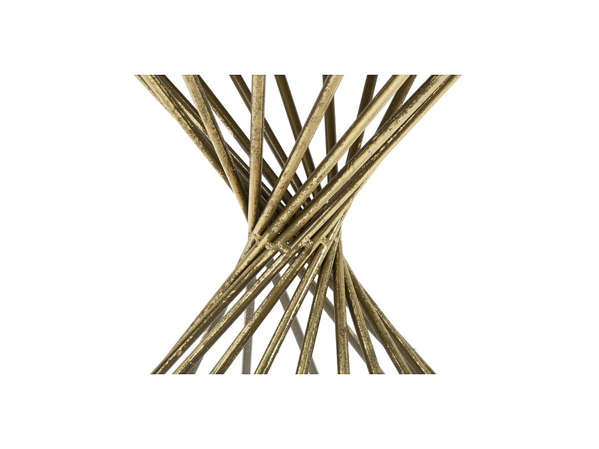 Table d'Appoint Design "Hypnose" 50cm Or