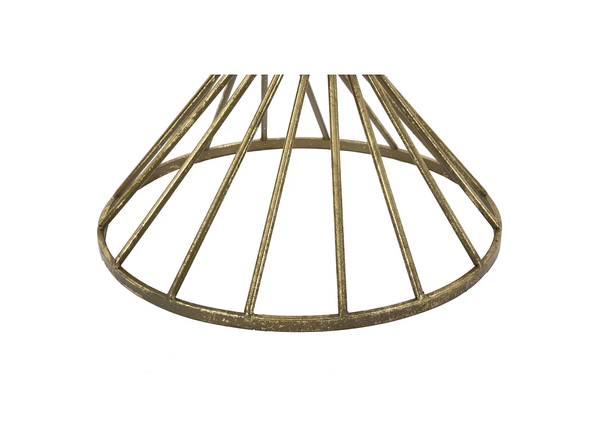 Table d'Appoint Design "Hypnose" 50cm Or