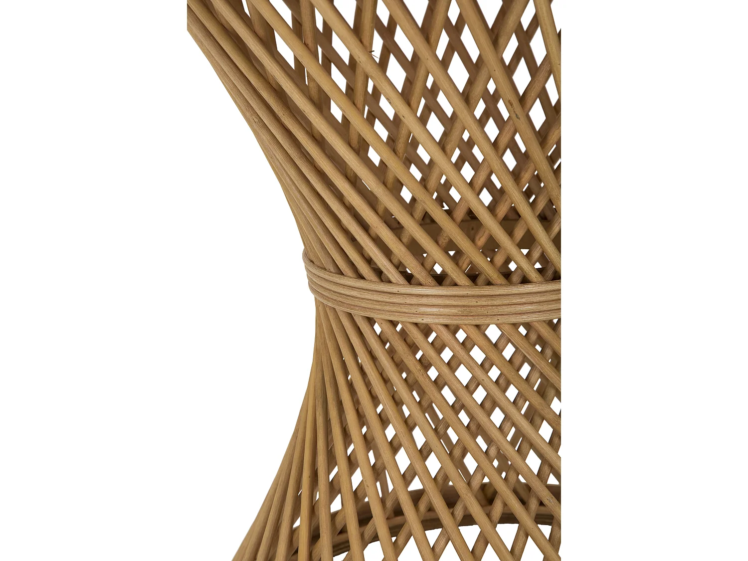 Table d'Appoint en Rotin "Marcia" 56cm Naturel