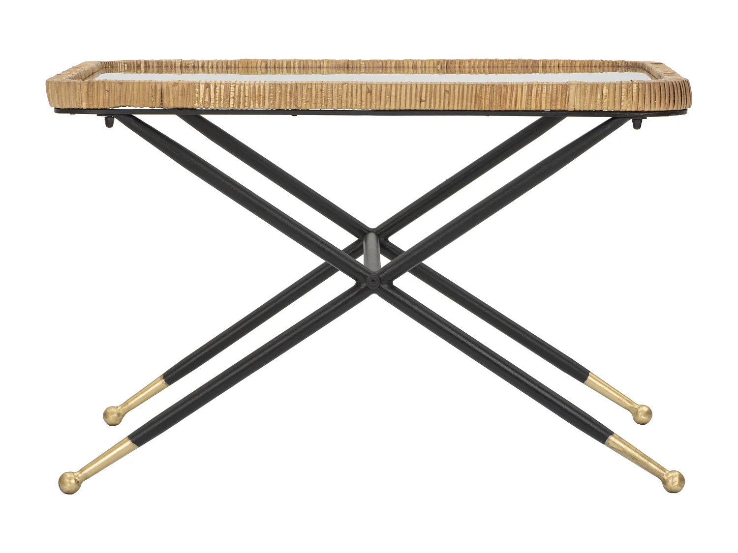 Table Basse Design "St Barth" 70cm Multicolore