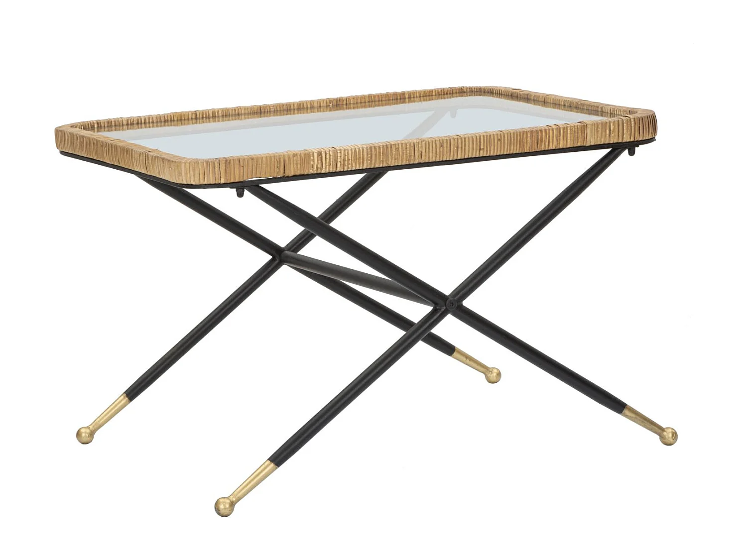 Table Basse Design "St Barth" 70cm Multicolore