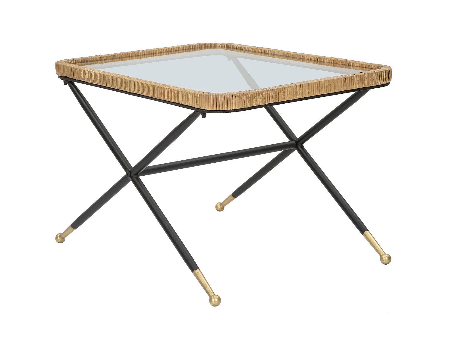 Table Basse Design "St Barth" 70cm Multicolore