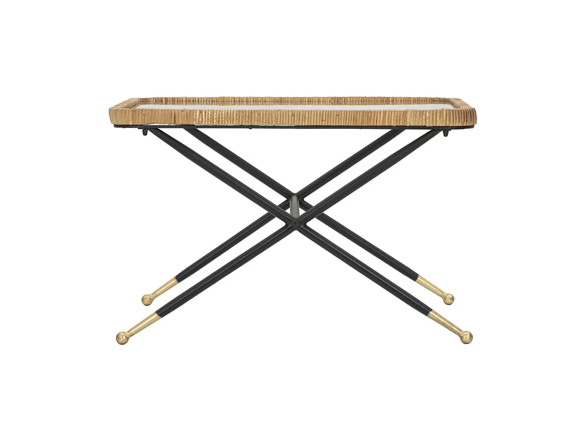 Table Basse Design "St Barth" 70cm Multicolore