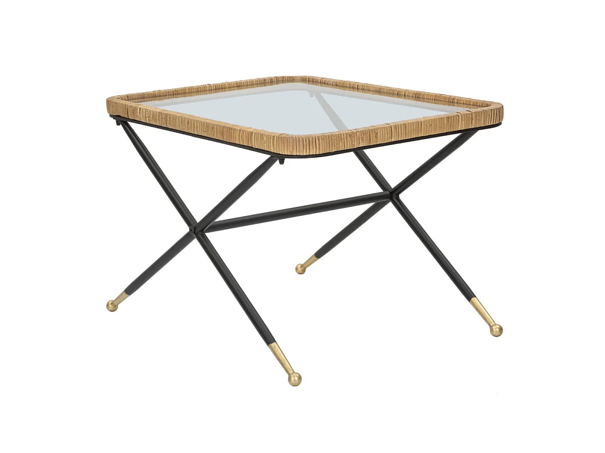 Table Basse Design "St Barth" 70cm Multicolore