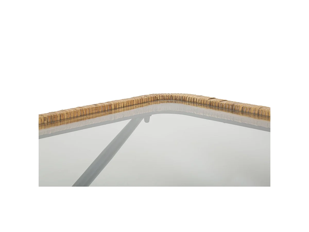 Table Basse Design "St Barth" 70cm Multicolore