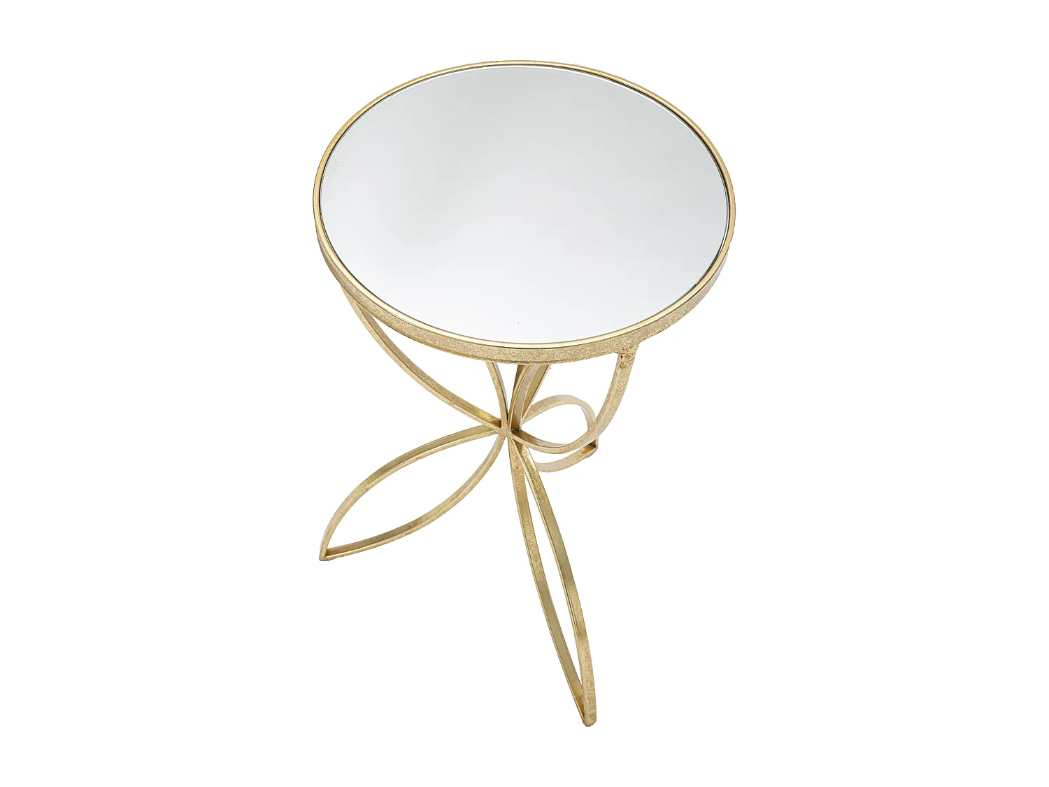 Table d'Appoint Design "Butterfly" 60cm Or