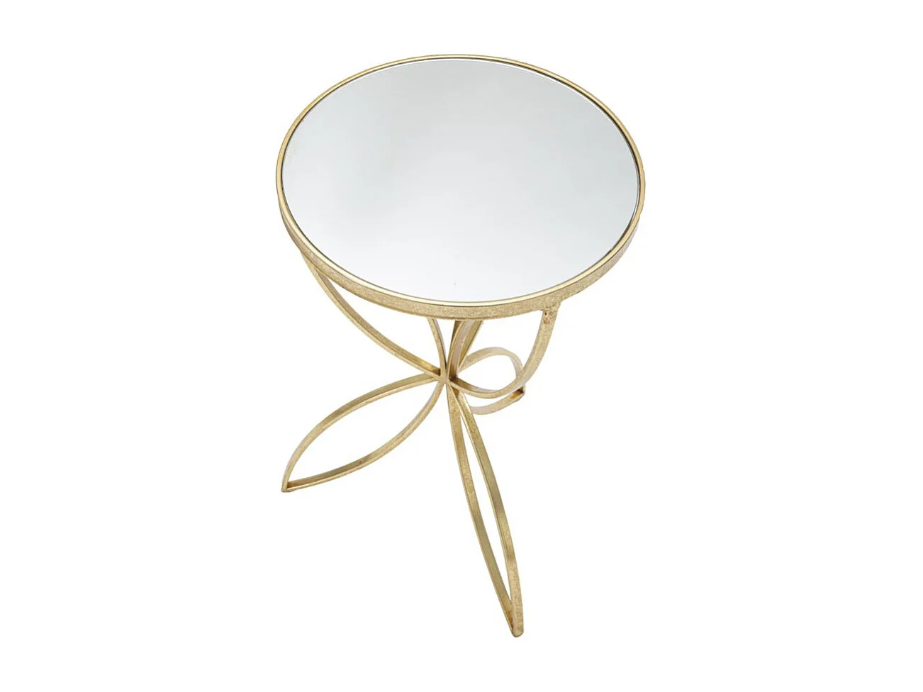 Table d'Appoint Design "Butterfly" 60cm Or