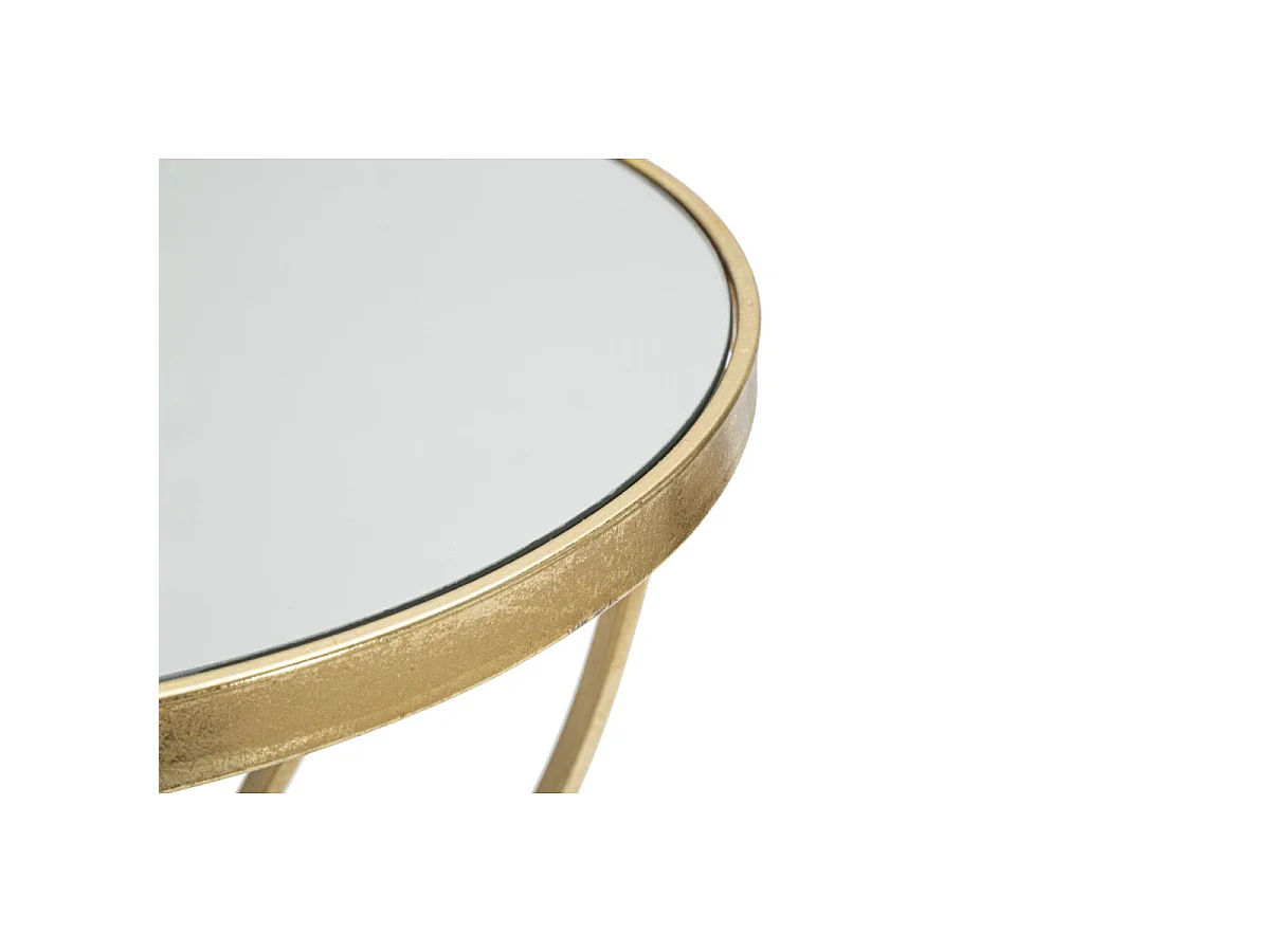 Table d'Appoint Design "Butterfly" 60cm Or