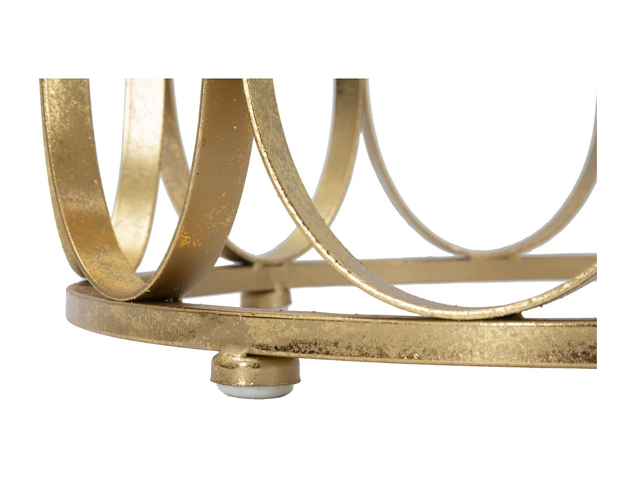 Table d'Appoint Design "Venice" 58cm Or