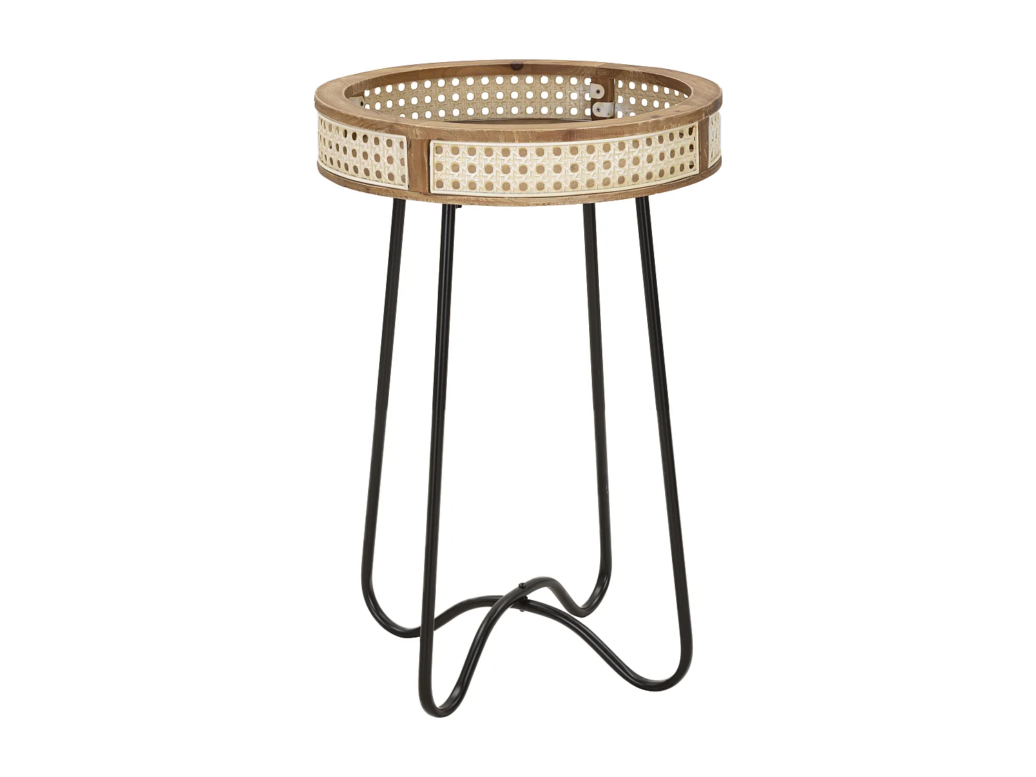 Table d'Appoint Design "Fuji" 60cm Naturel