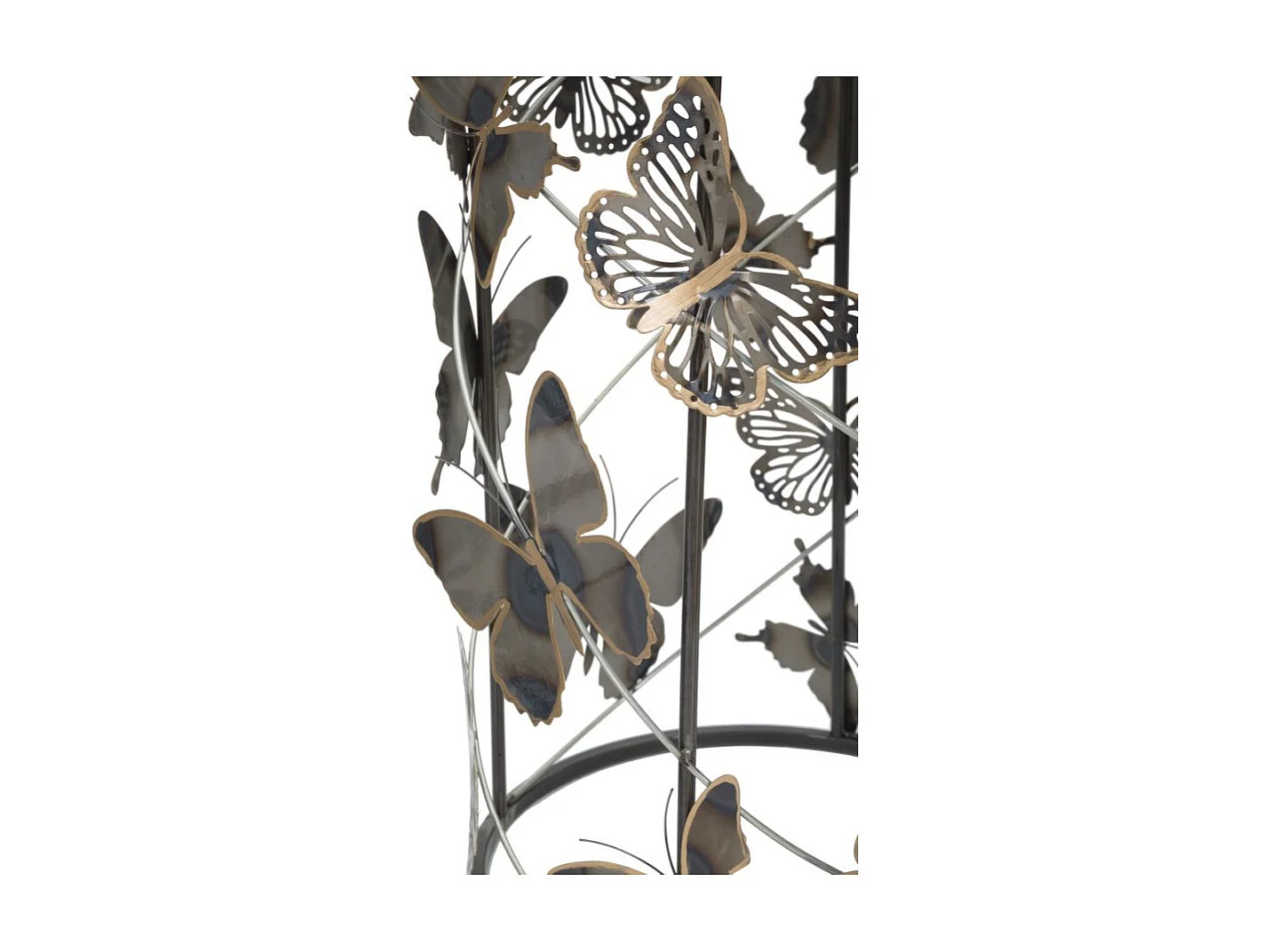 Lot de 2 Tables d'Appoint "Butterfly" 55cm Multicolore