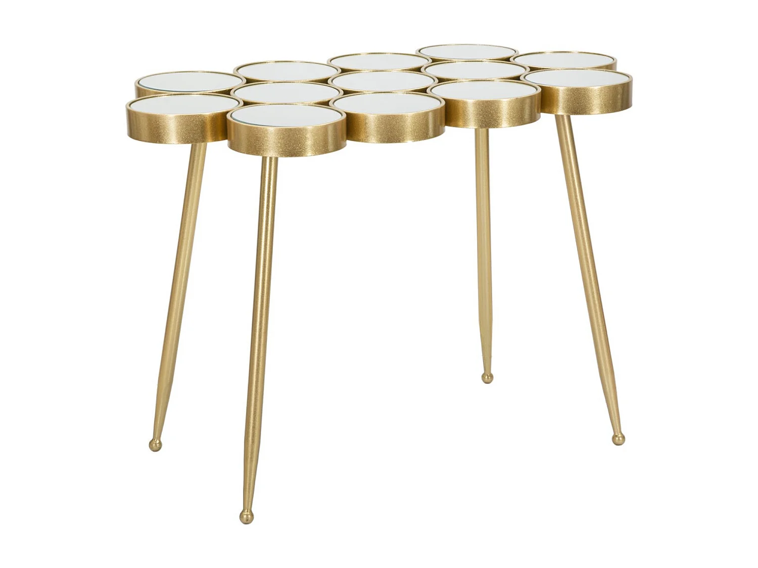 Table d'Appoint "Bubble" 100cm Or