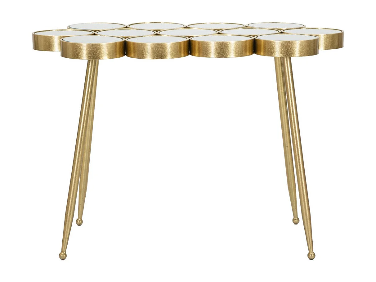 Table d'Appoint "Bubble" 100cm Or