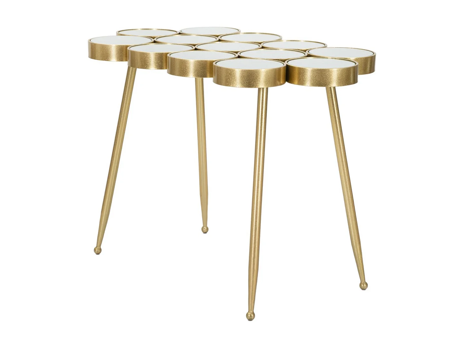 Table d'Appoint "Bubble" 100cm Or