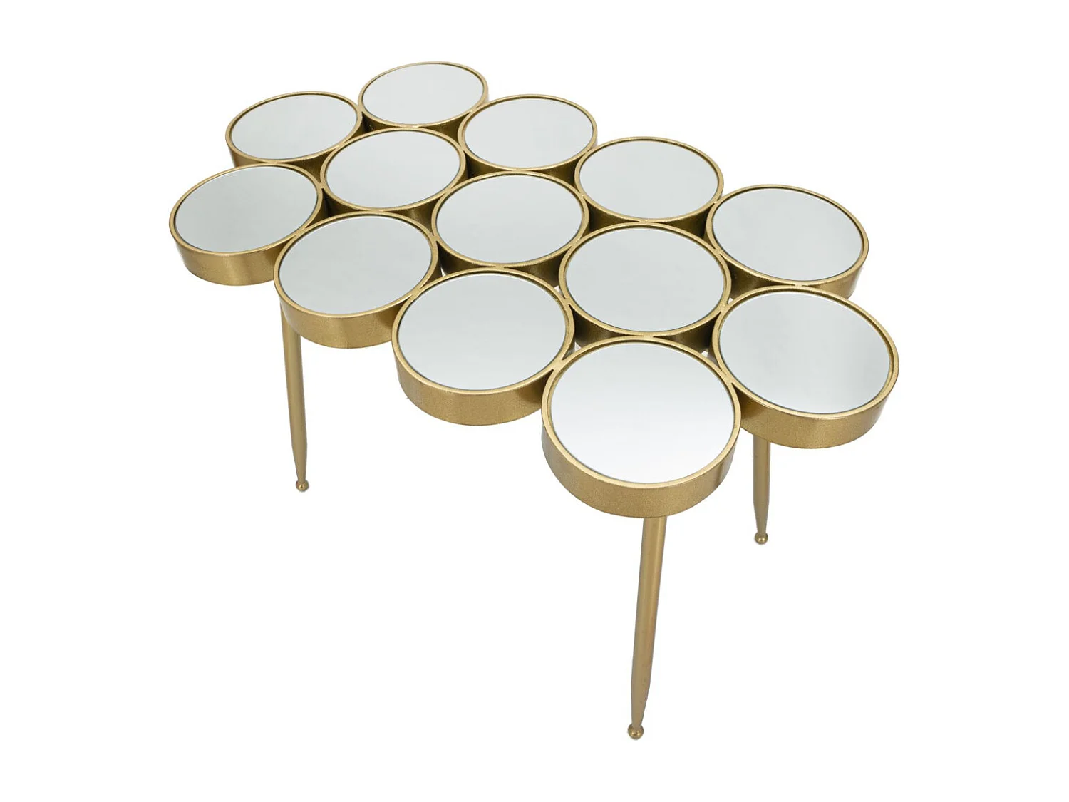 Table d'Appoint "Bubble" 100cm Or