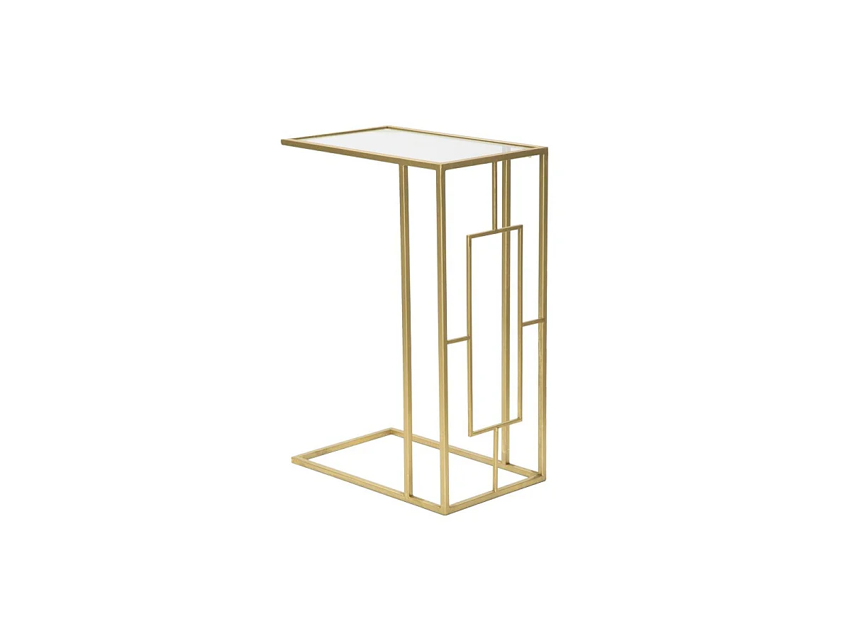 Table d'Appoint Design "Sofia" 60cm Or