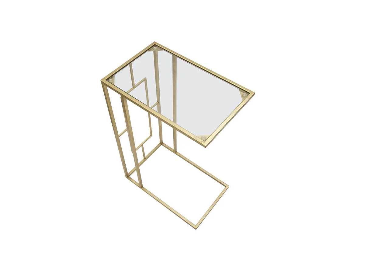 Table d'Appoint Design "Sofia" 60cm Or