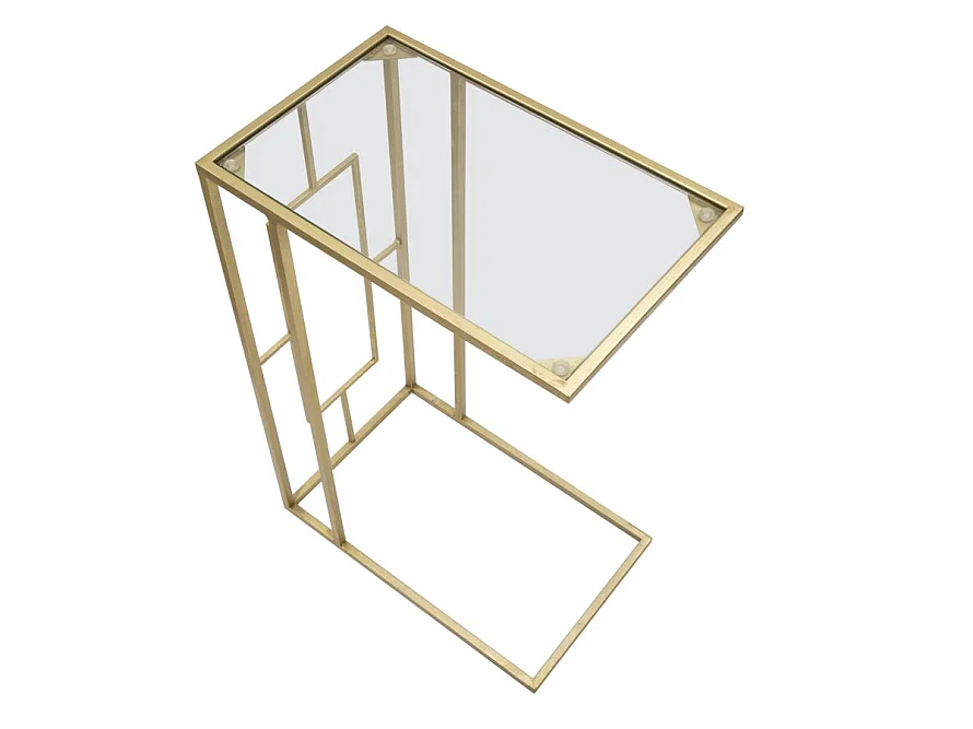 Table d'Appoint Design "Sofia" 60cm Or