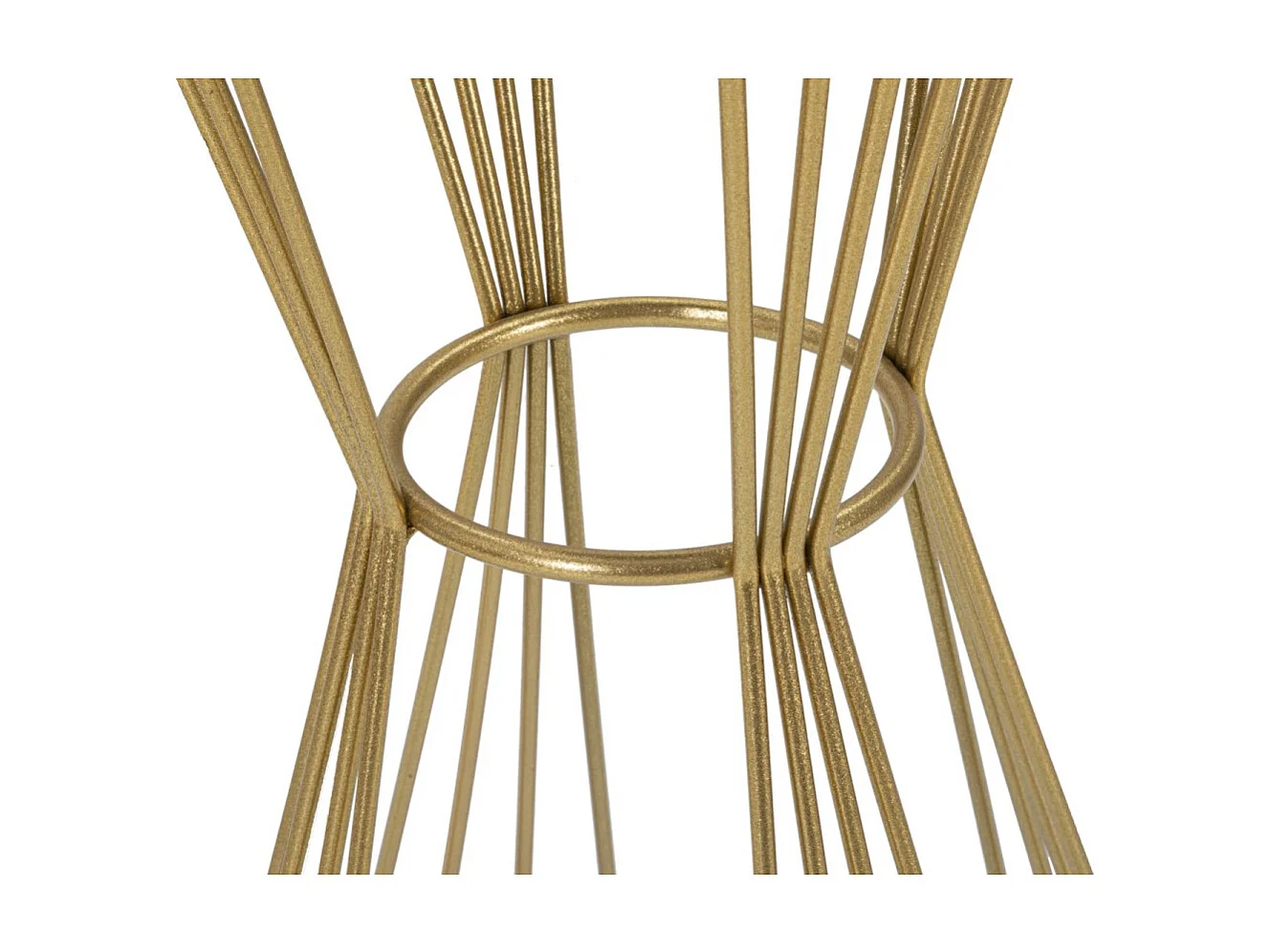 Table d'Appoint en Métal "Super" 80cm Or