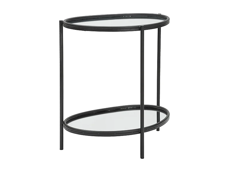 Table d'Appoint Design "Maycos" 58cm Noir