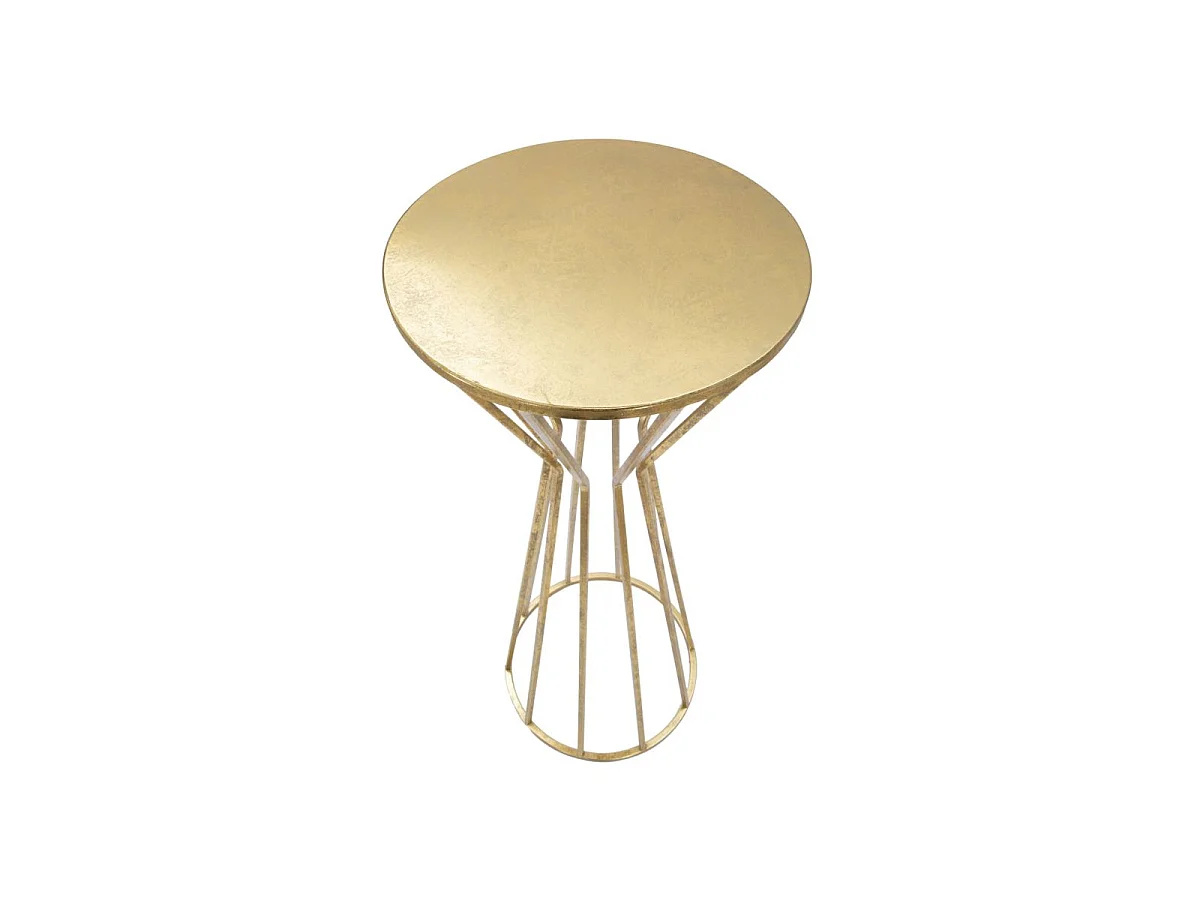 Table d'Appoint Design "Vienna" 100cm Or