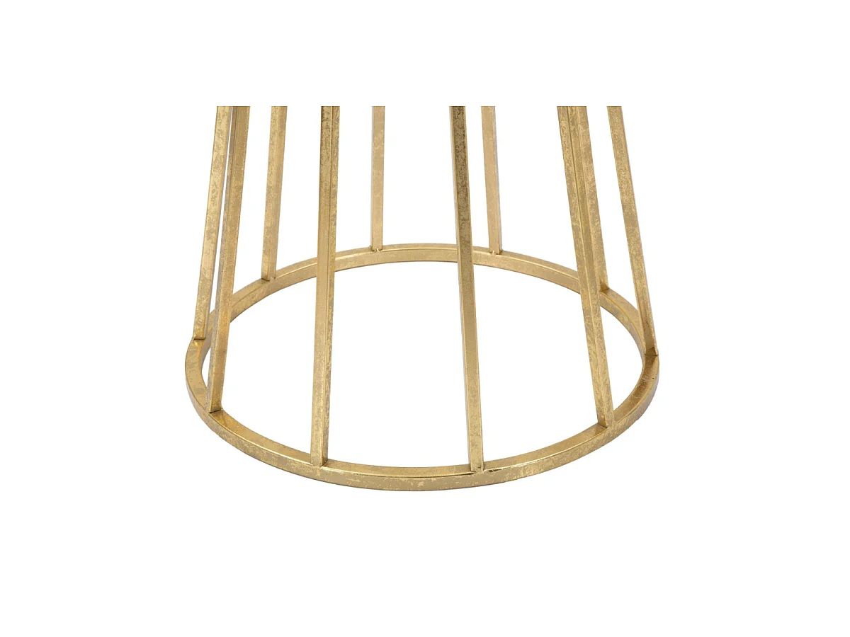Table d'Appoint Design "Vienna" 100cm Or