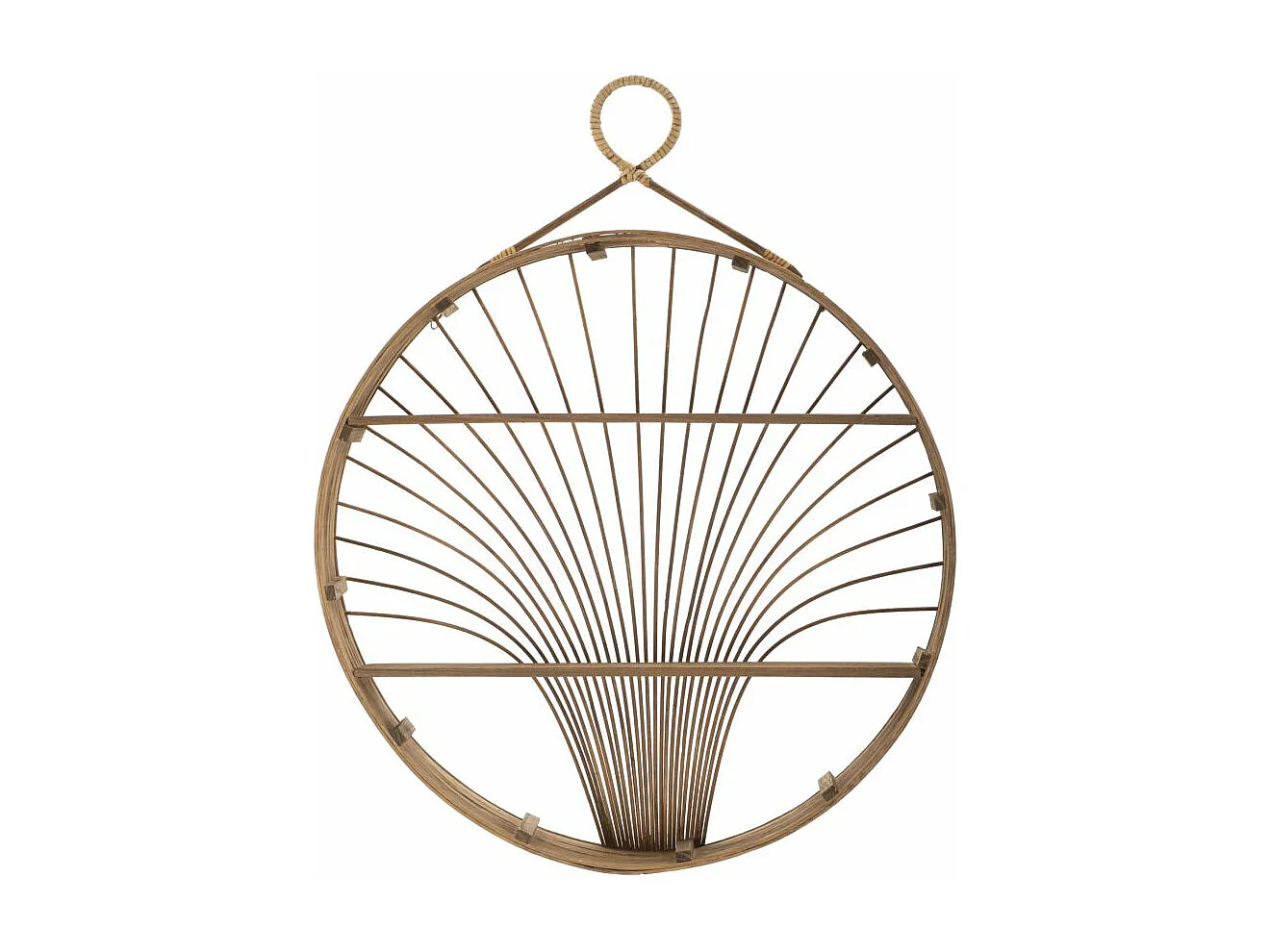 Étagère Murale Déco "Fuji" 76cm Naturel