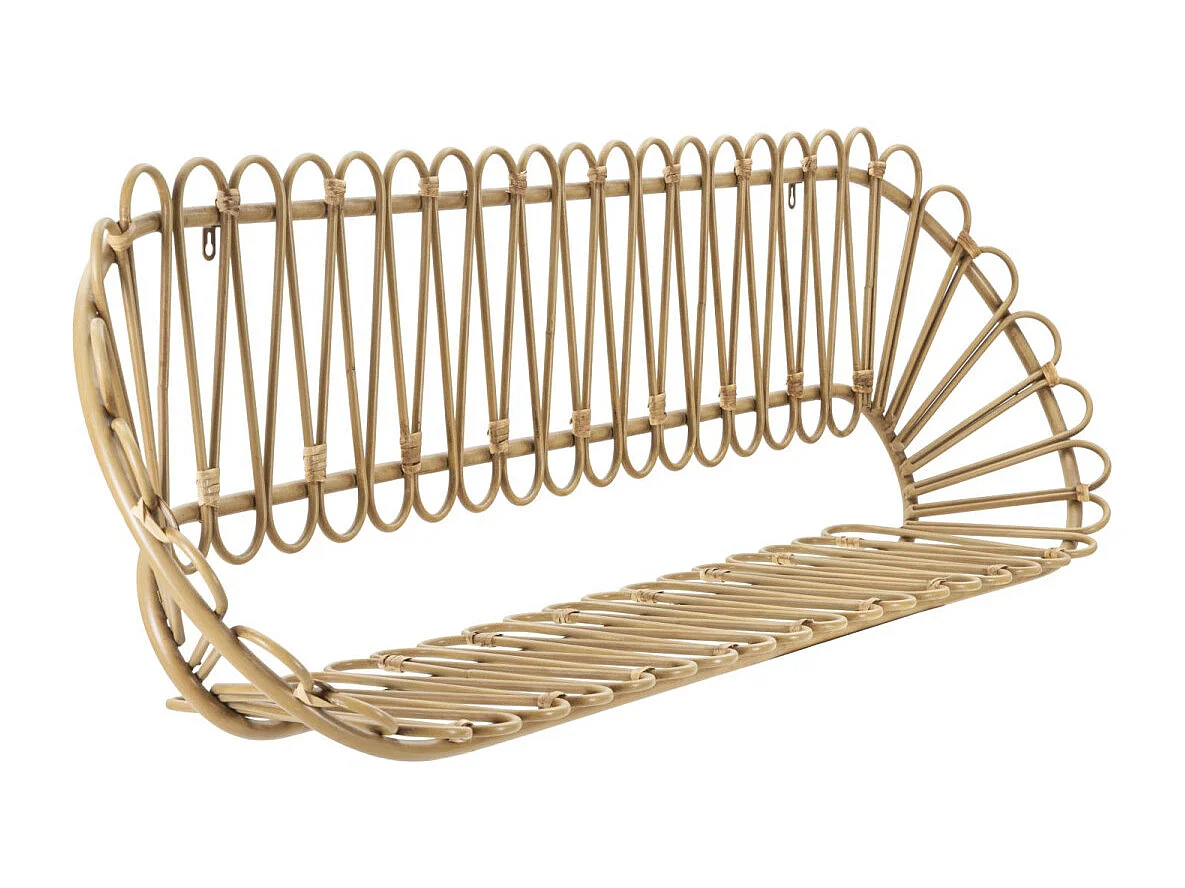 Étagère Murale Déco "Panama" 162cm Naturel