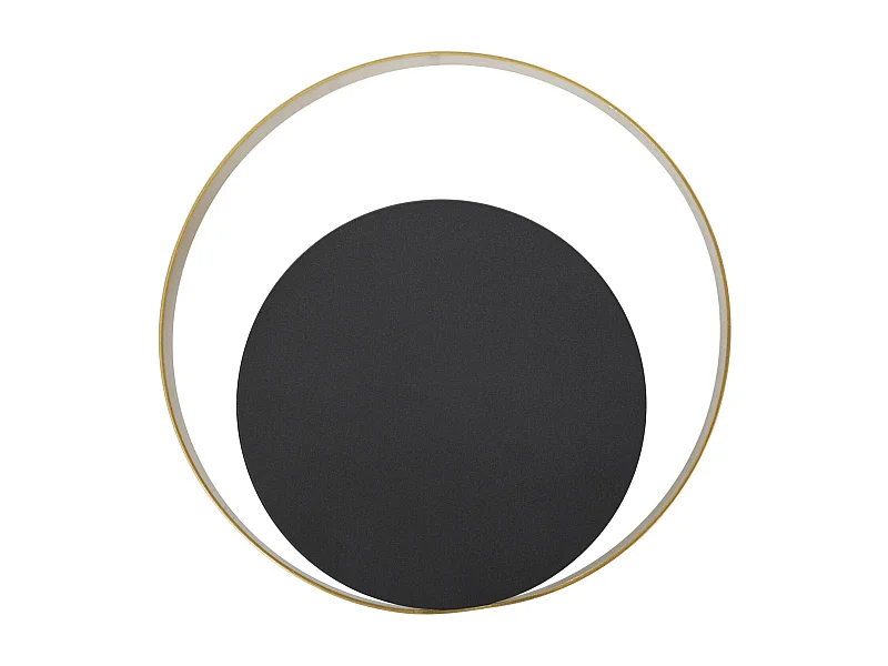 Applique Murale en Métal "Shuttle" 25cm Noir & Or