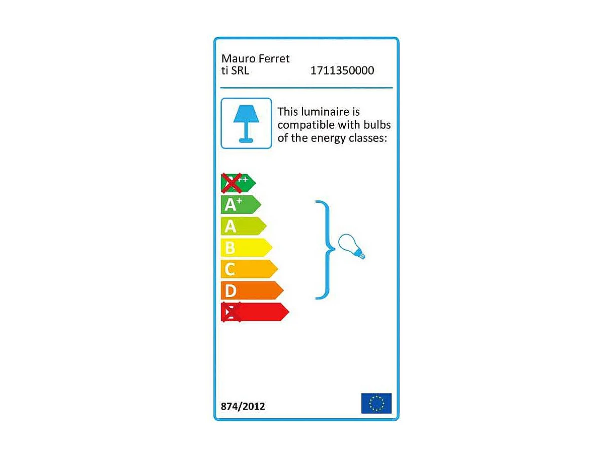 Applique in metallo dorato con sfera in vetro bianco cm 15x20x40
