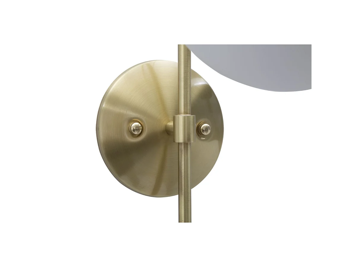 Applique Murale Sphère "Glamy Street" 51cm Blanc & Or