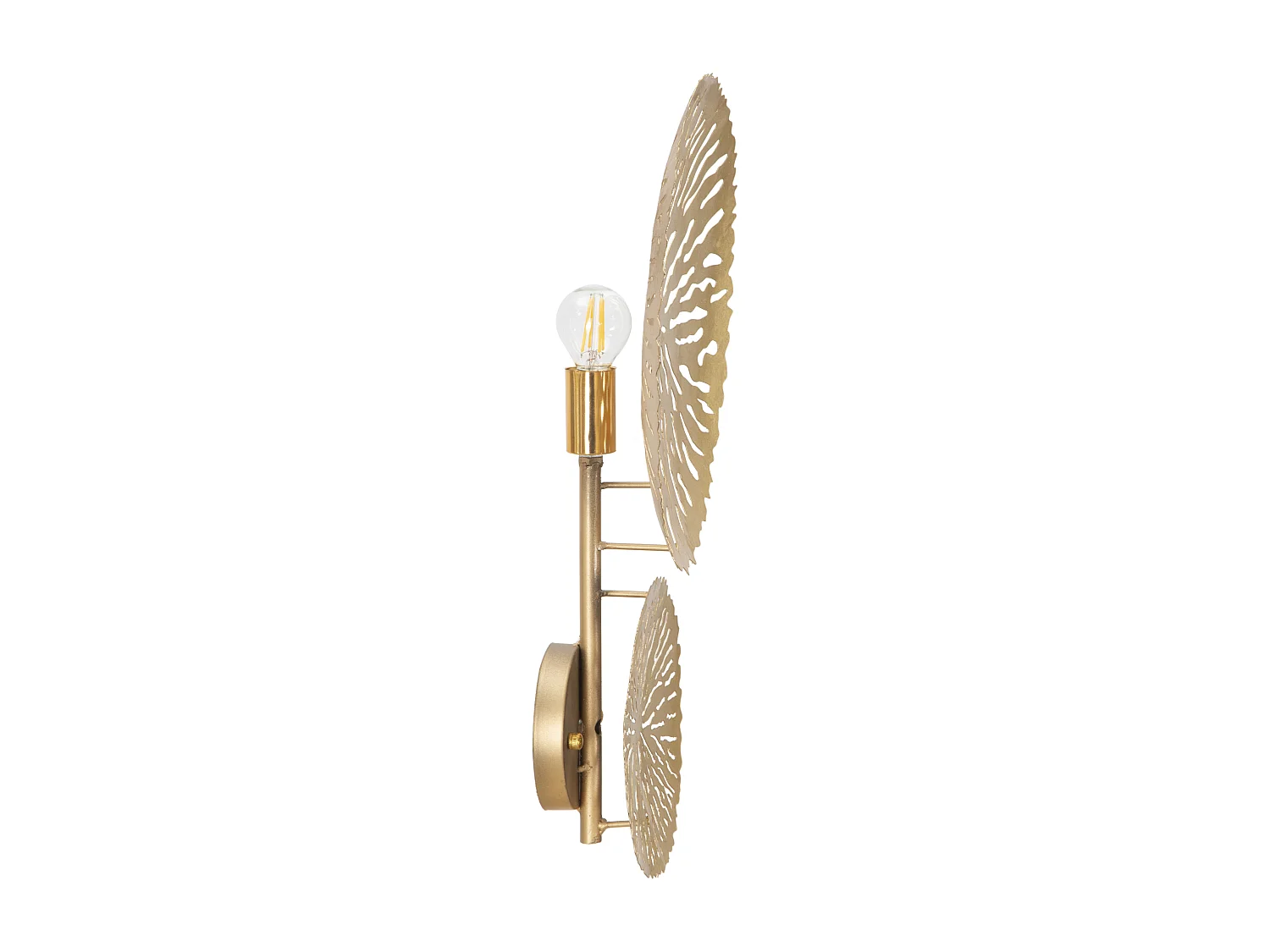 Applique Murale Design en Métal "Dishi" 46cm Or