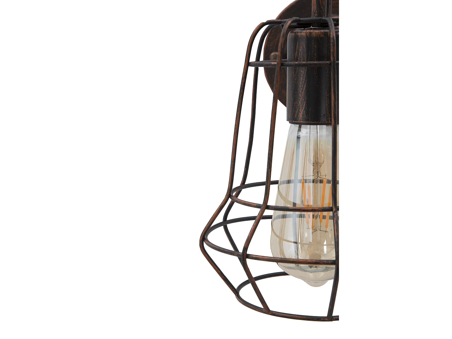 Applique Murale en Métal "Industrie" 33cm Noir