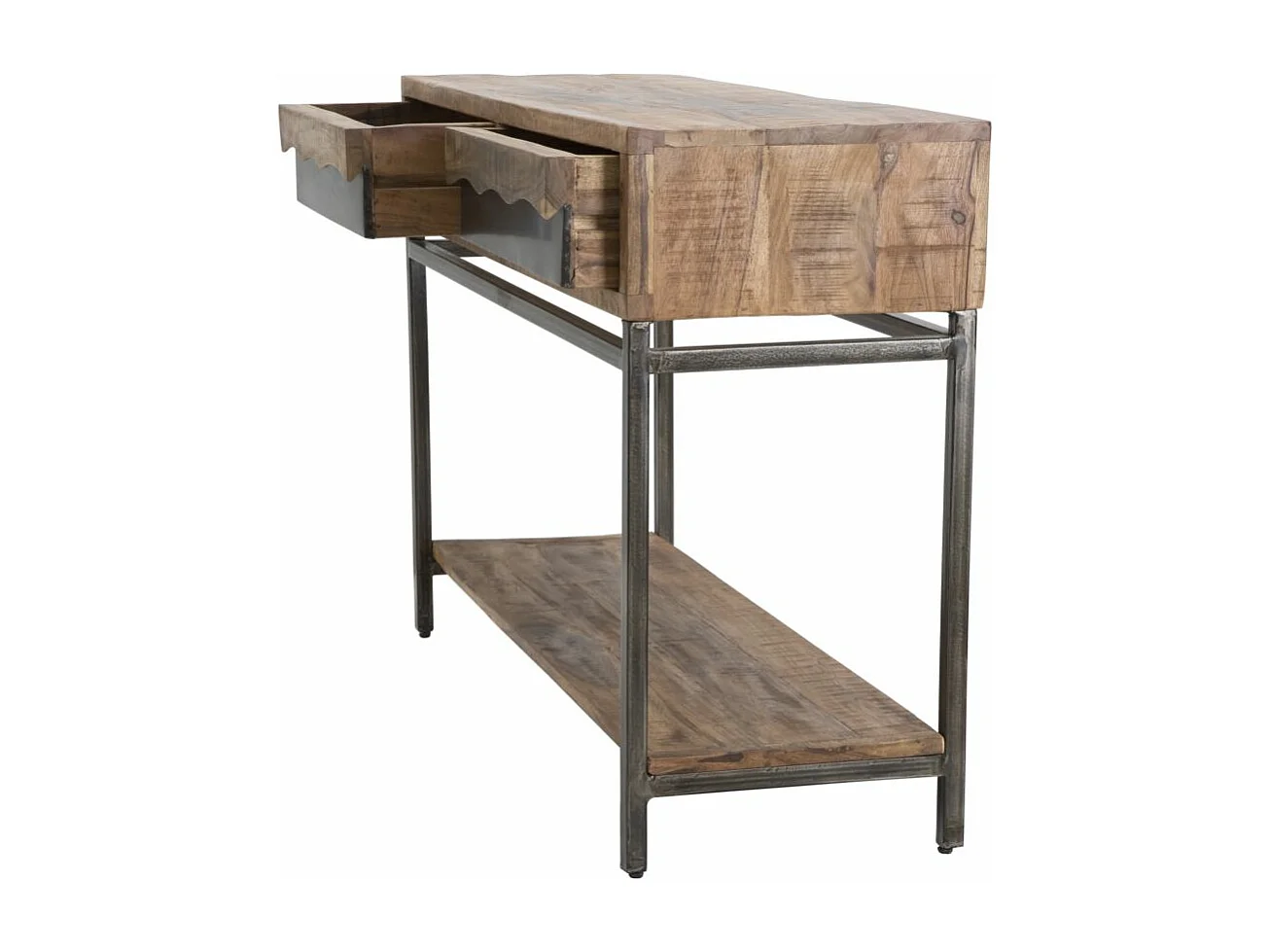 Console Design en Bois "Yellowstone" 118cm Marron
